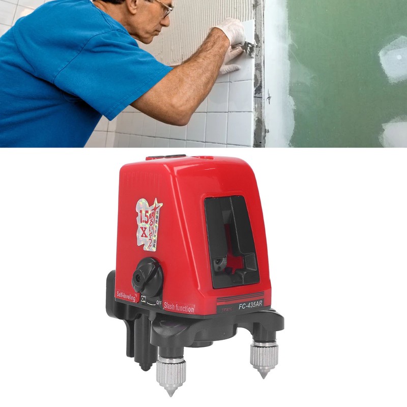 Self Leveling Laser Tool Red Beam Rechargeable Horizontal Vertical Electronic