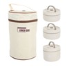 Insulated Lunch Container 304 Stainless Steel Leakproof Portable Round Thermal