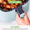 GreenLife 4.5QT Air Fryer, Mechanical Dial Controls, PFAS-Free Ceramic Nonstick