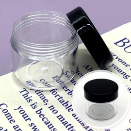 Empty cosmetic bottle black cap cream container 20g / 화장품공병 블랙캡 크림용기 20g