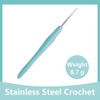 Crochet Hook 0.5mm 3 Pcs,Small Crochet Hook 0.5mm Dreadlocks, Ergonomic