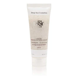 Deep Sea Cosmetics | Dead Sea Regenerating Facial Cleanser | With Dead Sea Water, Minerals and Apricot Peeling Particles | pH 5.5 Balanced, Hypoallergenic - 4.0 Ounces