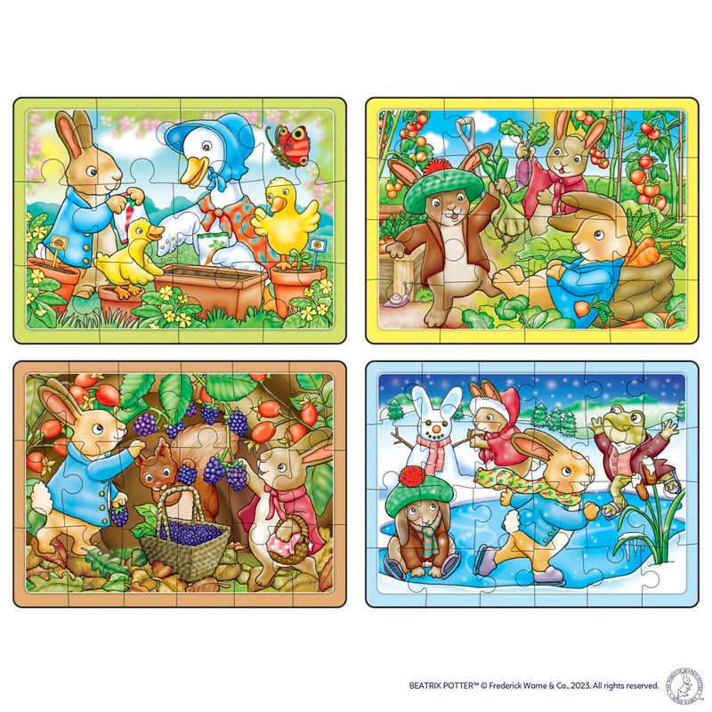 Peter Rabbit™ 4-in-a-box Puzzles