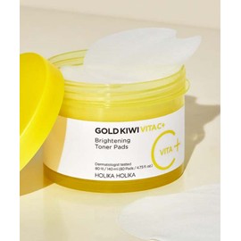 Holika Holika Gold Kiwi Vita C+ Brightening Toner Pads 80 Sheets