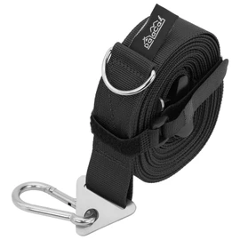 DaLaCa Small Pitch Tarp Extension Belt Setting Tape One-Touch Length Adjustment 5.2 m (17.1 ft) Load Capacity 200 kg Includes Setup Instructions Storage Bag and Bundling Band (Black)