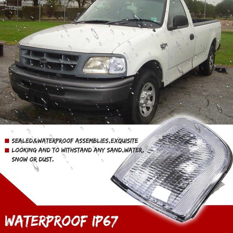 GTINTHEBOX Signal Lamp replacement for 1997-2003 Ford F-150 F-250 Pickup