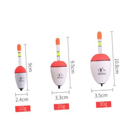 BESPORTBLE 10G Fishing Durable Buoy Float Assortment for Sea Fishing for Angling Crappie Bass Catfish