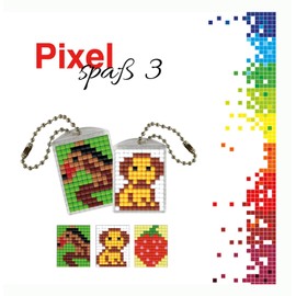 Pixel Spaß 3 Medaillon Hund, Pferd, Erdbeere - Pixel Spaß 3 Medaillon (1 TOYS)