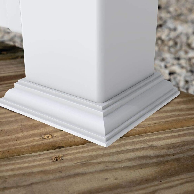 4"x4" Low Profile Base Trim, White