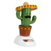 Cactus Solar Powered Shaking Head Dancing Car Ornament Dashboard Decoration