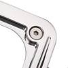 TCMT Curved License Plate Mount Frame W/Light Fit For Harley