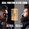 GROW ALPHA BEARD Beard Brush For Men & Beard Comb