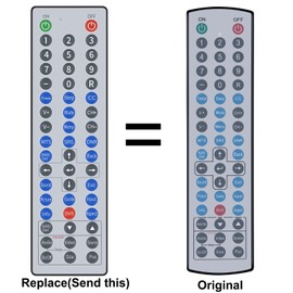 ZWP WR-01 Replacement Remote Control fit for All SunBrite Outdoor Smart TV SB-V-43-4K-BL SB-V-55-4K-BL SB-V-65-4K-BL SB-V-75-4K-BL SB-S2-43-4K SB-S2-55-4K SB-S2-65-4K SB-S2-75-4K SB-V-43-4KHDR