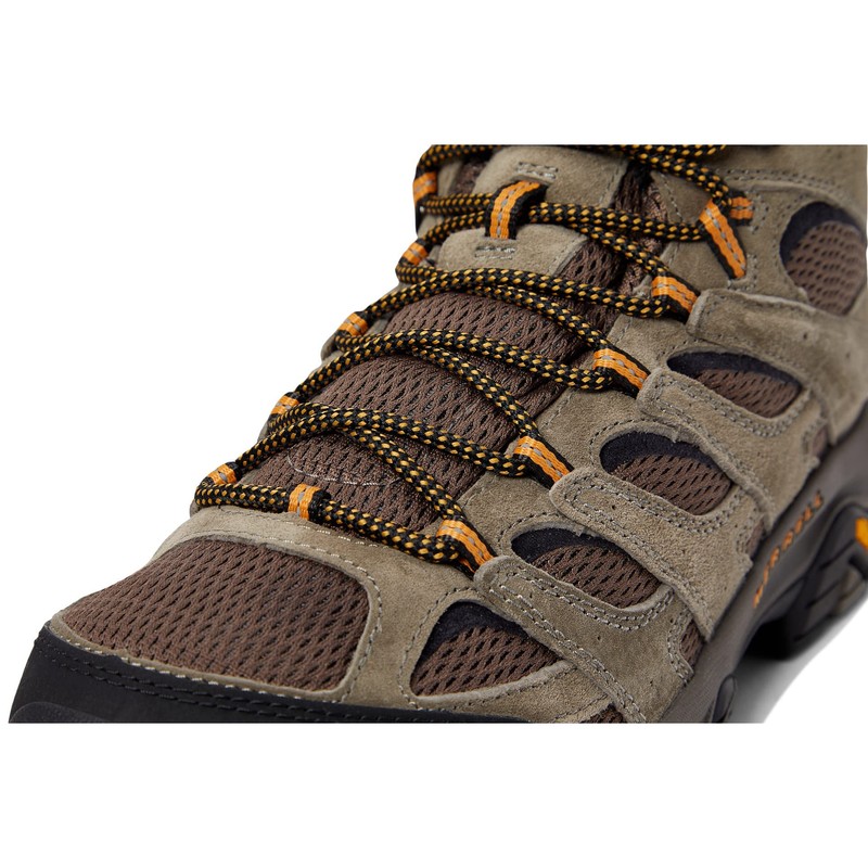 Merrell Men's Moab 3 Mid Hiking Boot, Walnut, 9.5 Wide