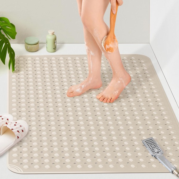Yolife Extra Large TPE Shower Mat, 47.2" L x 31.5"