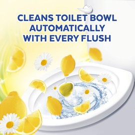 Lysol Automatic In-The-Bowl Toilet Cleaner, Cleans and Freshens Toilet Bowl, Lemon Breeze Scent (Pack of 2)