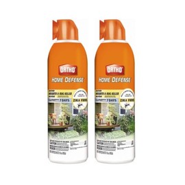 Ortho Home Defense Backyard Mosquito and Bug Killer Area Fogger 16 oz. for Flies, Horse Flies, Wasps, Hornets, Yellow Jackets, Mites, and Stink Bugs (2 Pack).