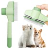 Cat Comb with Release Button, Cat Brush for Short or