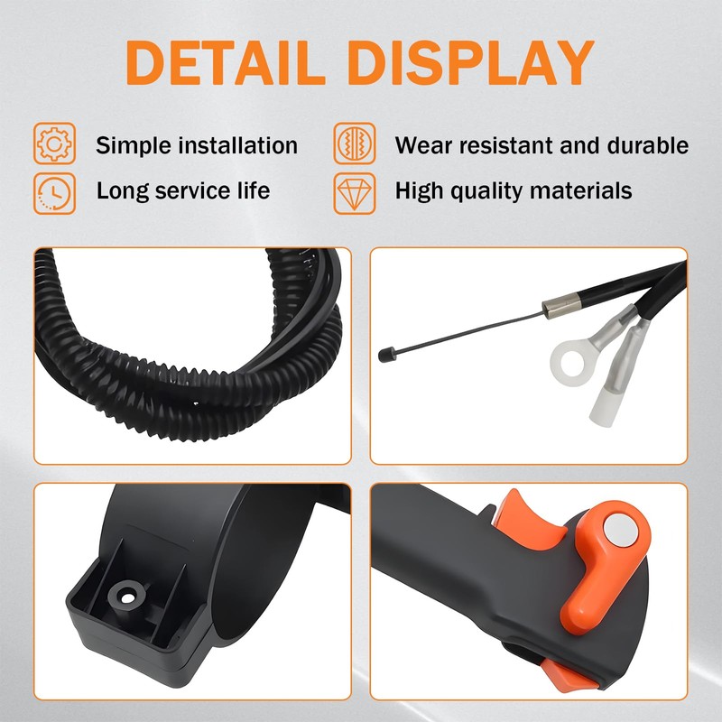 Blower Throttle Control Switch Cable Handle Assembly Fit for Stihl