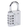 Fort Knox 77022 40 mm Combination Padlock, Silver