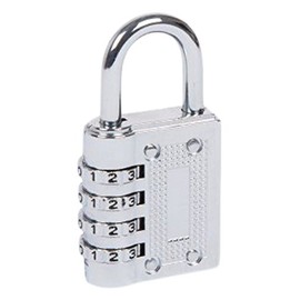 Fort Knox 77022 40 mm Combination Padlock, Silver