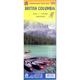 British Columbia Travel Reference Map (Waterproof) 1:1,350,000