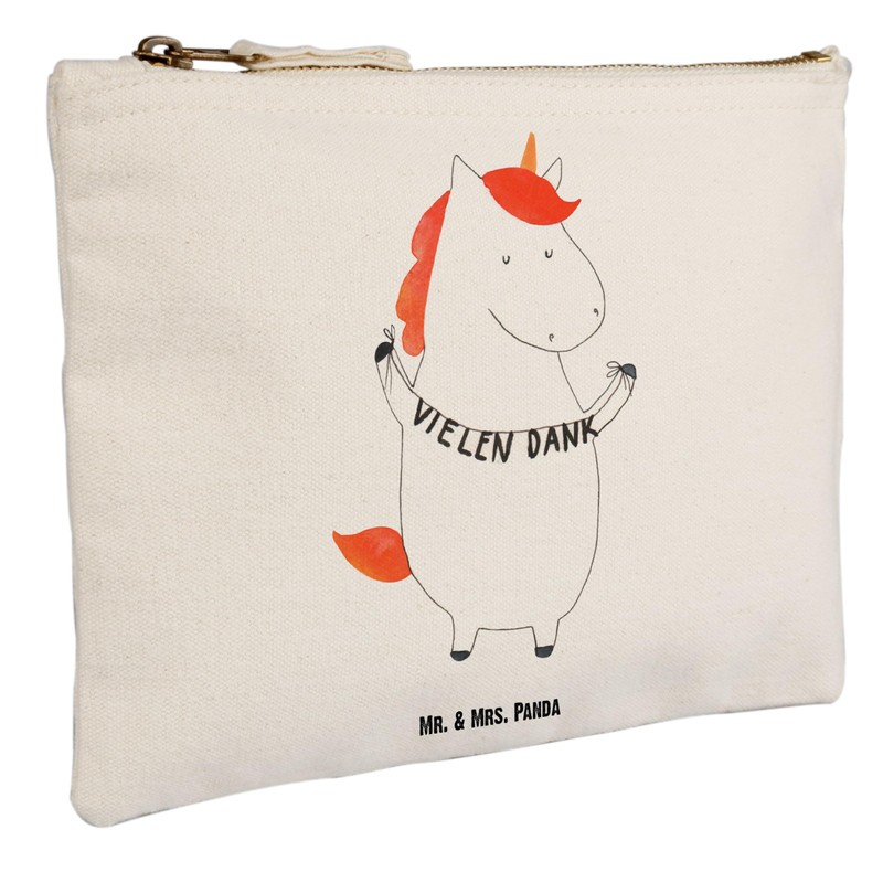 Mr. & Mrs. Panda Schminktasche Einhorn Dankeschön Grösse XL Große