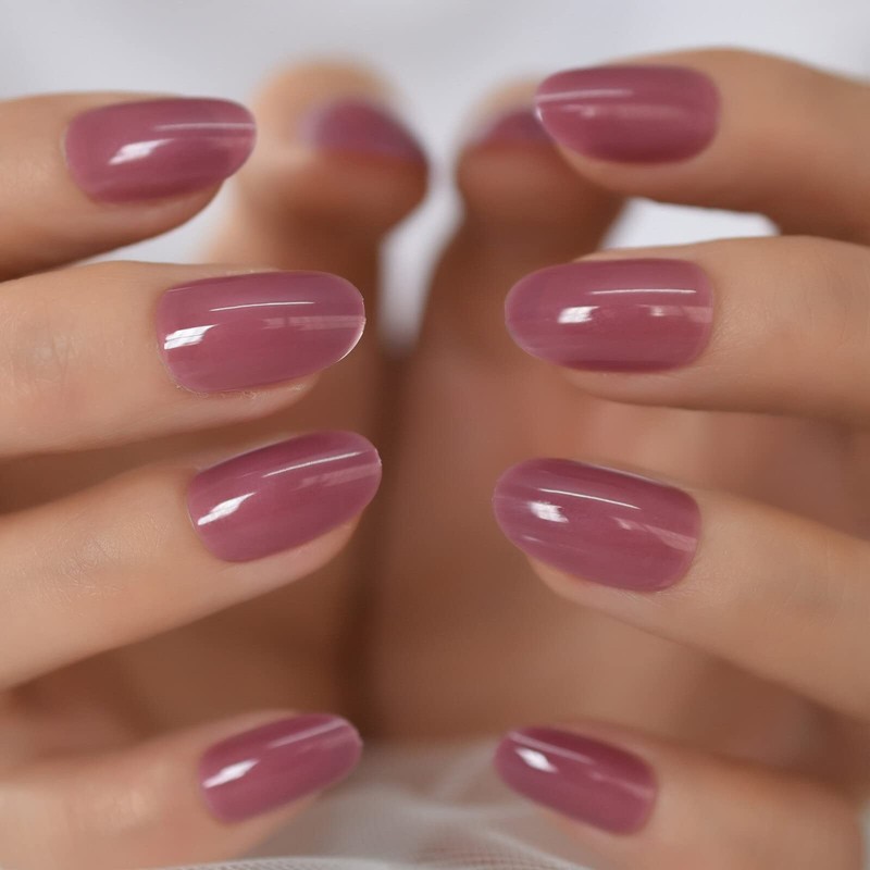 Coolnail Designed False Nail Full Cover Fake Nails Oval Ellipse