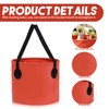 Folding Water Bucket, 20L Collapsible Bucket Multifunctional Folding Buckets Foldable
