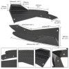 KEEPDSGN For Chevy Corvette Camaro SS Carbon Look Rear Bumper