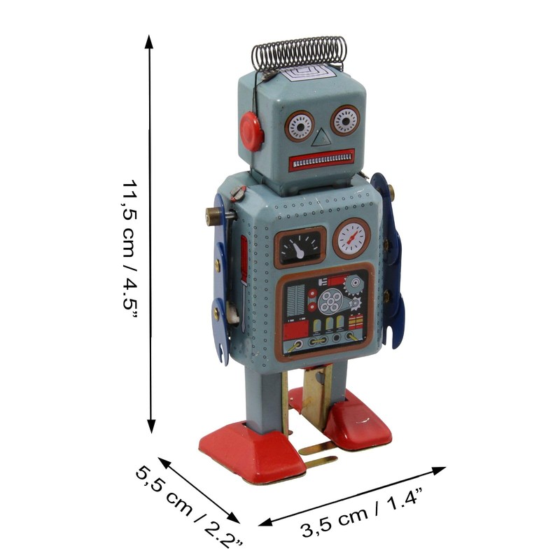 Superfreak Rob Robot Tin Robot Retro Tin Toy