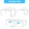 EAROND Cabinet Organizer Shelf,Metal Kitchen Counter Shelves,Expandable Cabinet Storage Shelf