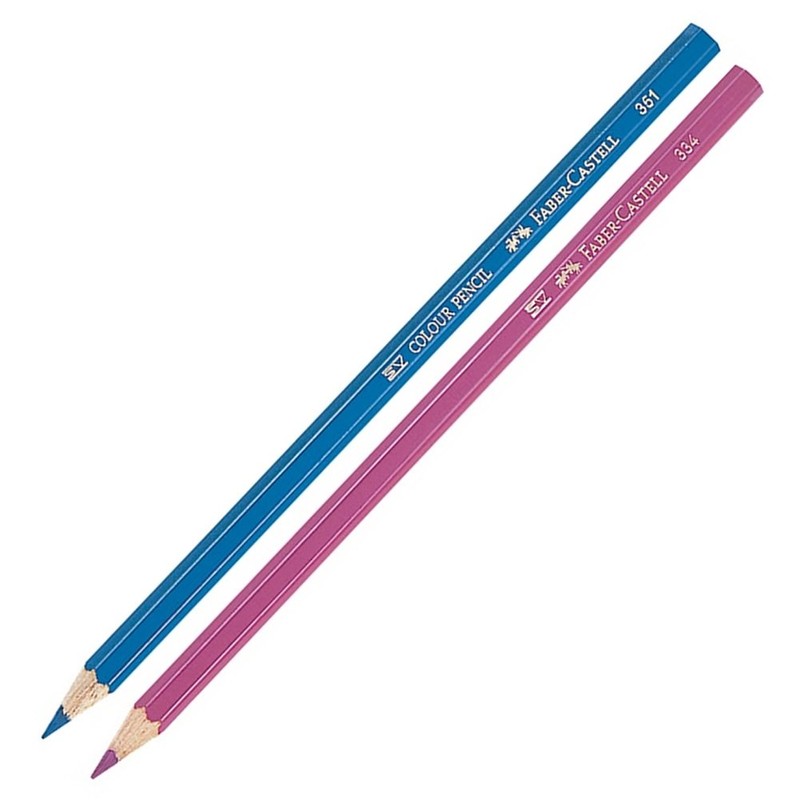 Faber Castell TFC-CPK/36C Oil-based Colored Pencils, Round Cans, Set of
