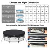 Safana 10FT Round Pool Cover [2026 Super Windproof Rachet Strap