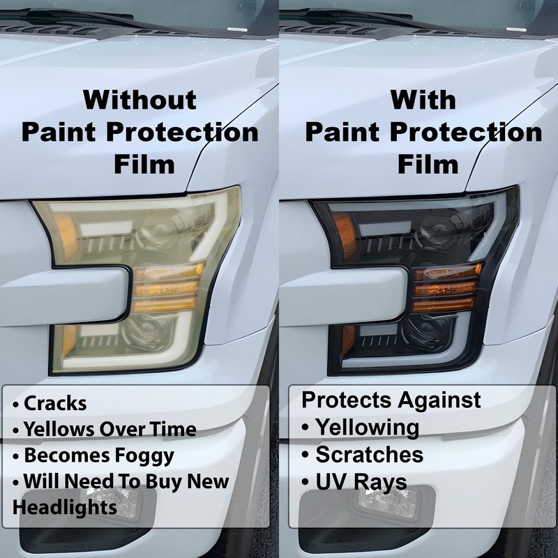 BOGAR TECH DESIGNS Full Headlight Head Light PPF Kit Compatible