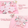 MELLIEX Pack of 5 Wedding Hair Pins, Flower Pearls Bridal