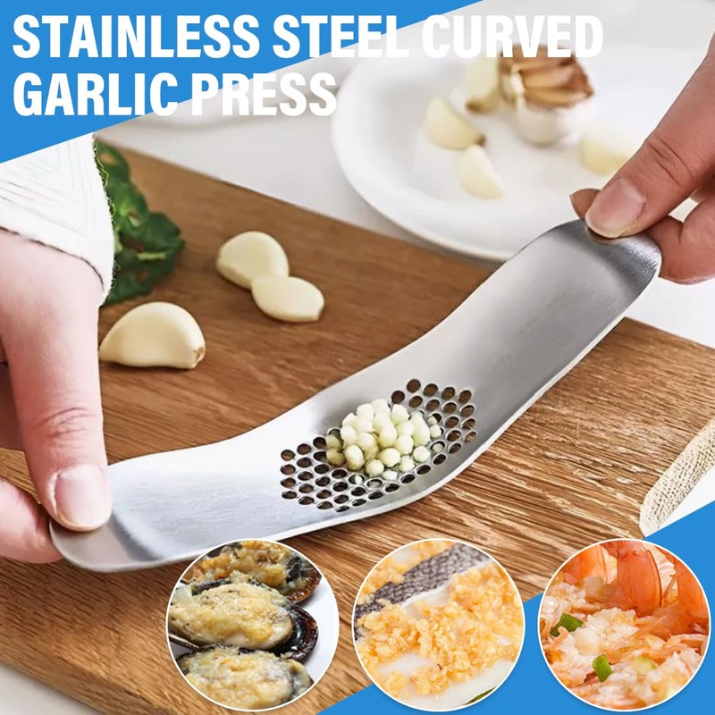 WeddHuis Garlic Mill Garlic Press Stainless Steel Rustproof Production of