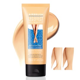Boobeen Leg & Body Makeup Foundation, Waterproof Cover Up Leg Makeup, Illuminator Highlighter Glow, Uniform Complexion, 4 Oz