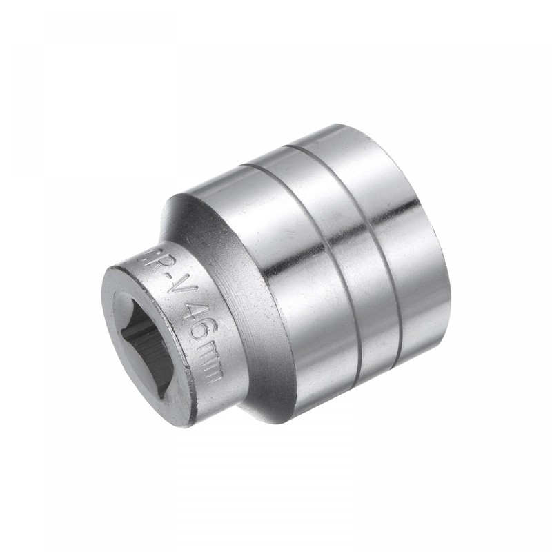 sourcing map 46mm 12 Point Shallow Socket 3/4" Drive Standard