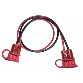 Pro Trucker Forklift Battery Extension Charge Cable Quick Cord 4.5FT 600V 175A Anderson Plug