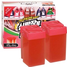 Peach-scented deodorizer for shoe cabinets, 65g (4 pieces) This product