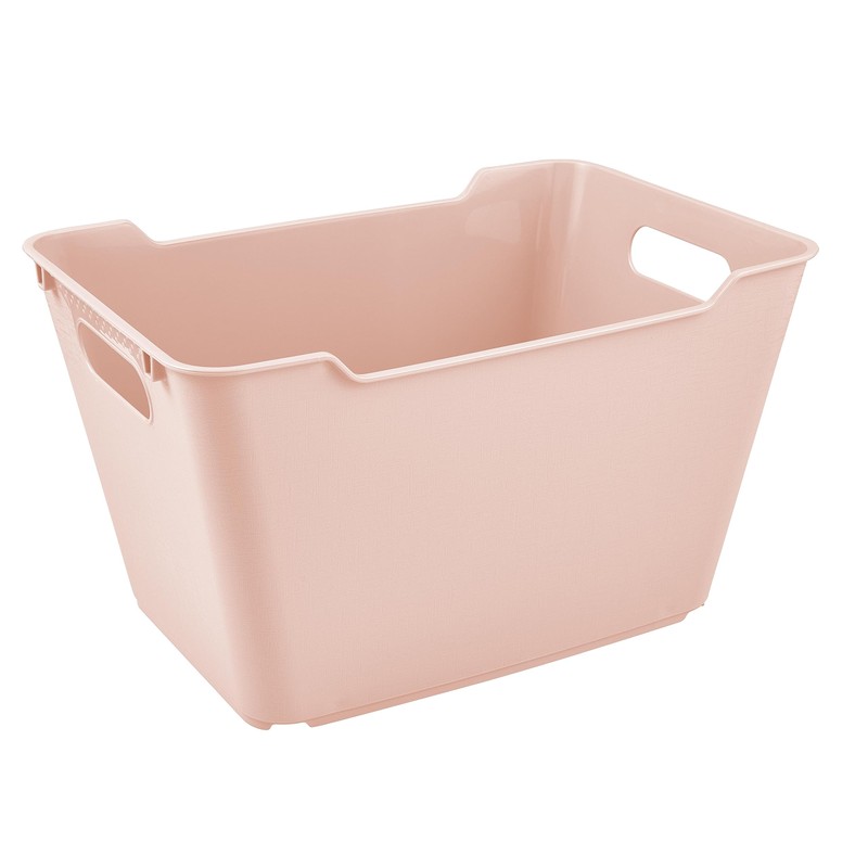 keeeper 12 Litre Textured Storage Box Lotta Nordic Pink