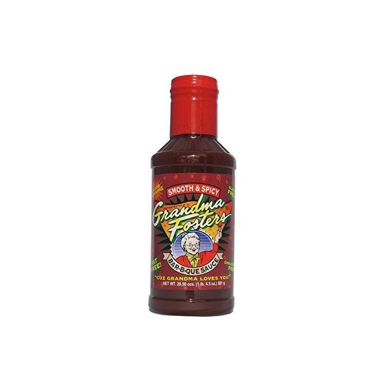 Grandma Foster's Smooth and Spicy Bar-B-Que Sauce 20.5 oz.