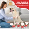 Soulchen 6 Pcs Dog Buttons for Communication Red Sliver Dog