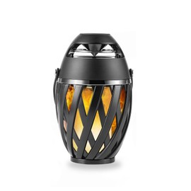INSSISAIN Outdoor-Bluetooth-Lautsprecher, wasserdicht, kabellos, Geburtstagsgeschenke für Männer, Vater, LED-Flammen-Umgebungslicht, Camping-Terrassenzubehör, einzigartige Geschenke für ihn, Ehemann,