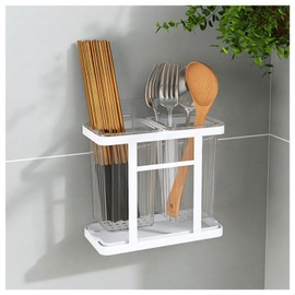 FALOFALO Double Carratory Stand, Kitchen, Storage, Chopstick Stand, Colander, Large Capacity, Tabletop, Wall Hanging, OK!