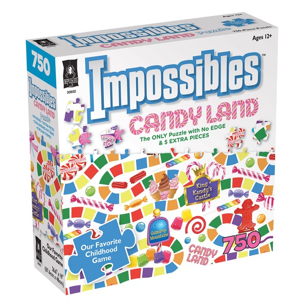 BePuzzled | Hasbro Candyland Game Impossibles Puzzle, Based on The Classic Game of Candyland, from BePuzzled, for Ages 15 and Up