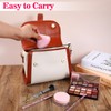 Yuanchu 8Pcs Powder Puffs Holder Cases, Triangle Makeup Puff Container