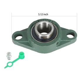 findmall 10Pcs UCFL205-16 Pillow Block Bearing 1 Inch Bore Pillow Block Bearings Bearing Steel 2 Bolt Pillow Block Flange Bearing Self Alignment