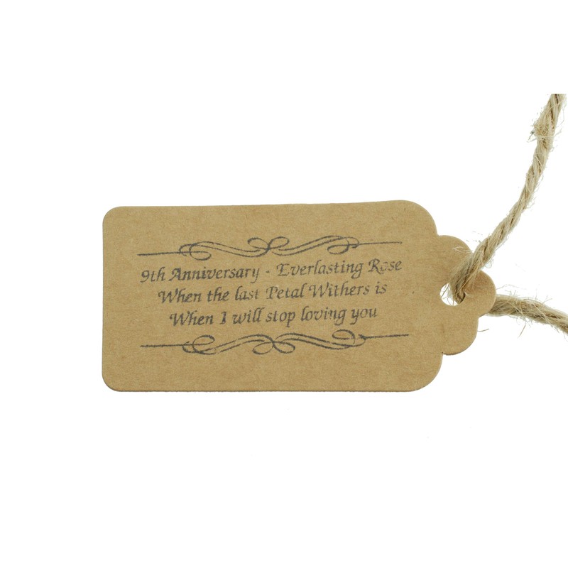 9 Year Anniversary Everlasting Rose - Rose That Lasts Forever
